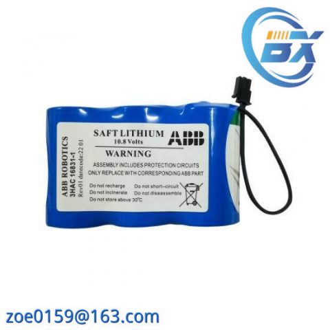 ABB 3HAC16831-1 10.8V, 3HAC13150-1 Battery Pack, Industrial Control, Energy Storage