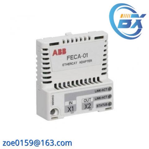 ABB FECA-01 EtherCAT Adapter - Industrial Communication Module