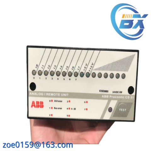 ABB ICSE08B5 FPR3346501R1012 DCS Module: Advanced Control System Integration