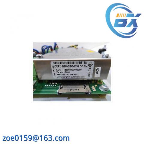 Berghof CCPU 8/8/4-CSC-1131 New: Industrial Control Module