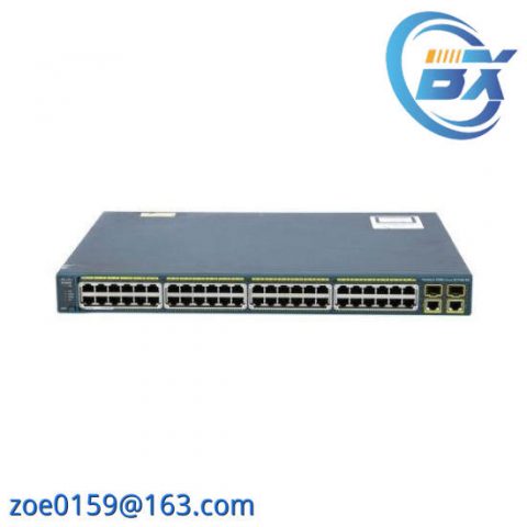 Cisco WS-C2960-48PST-S Managed Switch, PoE+, Industrial Control