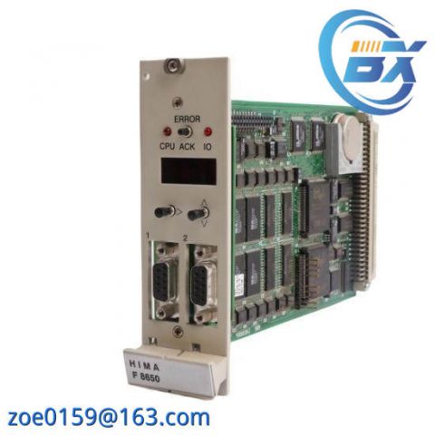 HIMA F8650 CPU Controller, High-Performance Industrial Control Module