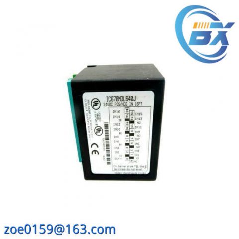 GE IC670MDL640 16-Channel Discrete Output Module for PLC Systems