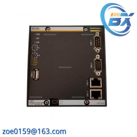 Bachmann MC205 Processor Module - Advanced Control Solutions for Industrial Automation