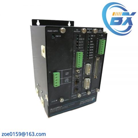 Reliance Electric 805401-3S Slot Rack Assembly with Power Supply & Processor Module