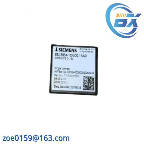 Siemens 6SL3 054-1CG00-1AA0 Compact Flash Card: Industrial Control Module