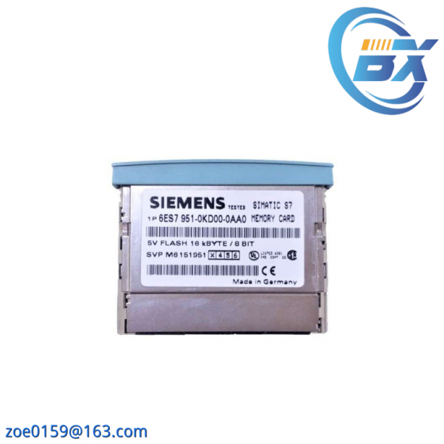 SIEMENS 6ES7951-0KD00-0AA0 S7 Memory Card - Industrial Control System Module