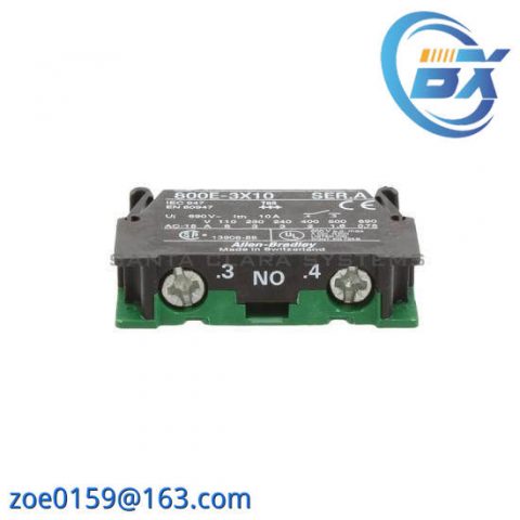 AB 800E-3X10 Contact Block, Control Module