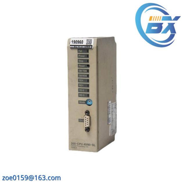 ABB 200 CPU 30/40-SL Process Control Module