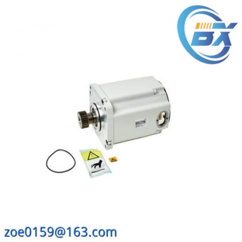 ABB 3HAC037163-003 Industrial Motor with Pinion, White RAL 9003