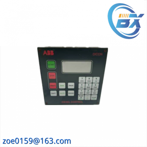 ABB CMA112 Diesel Control Display Panel, Engine Management Systems