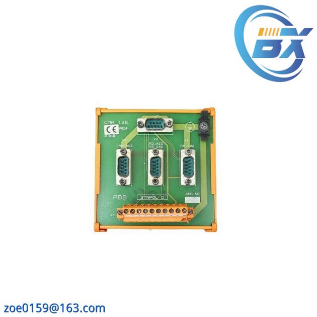 ABB CMA136 3DDE300416 Generator Relay Terminal Board, Industrial Automation Components