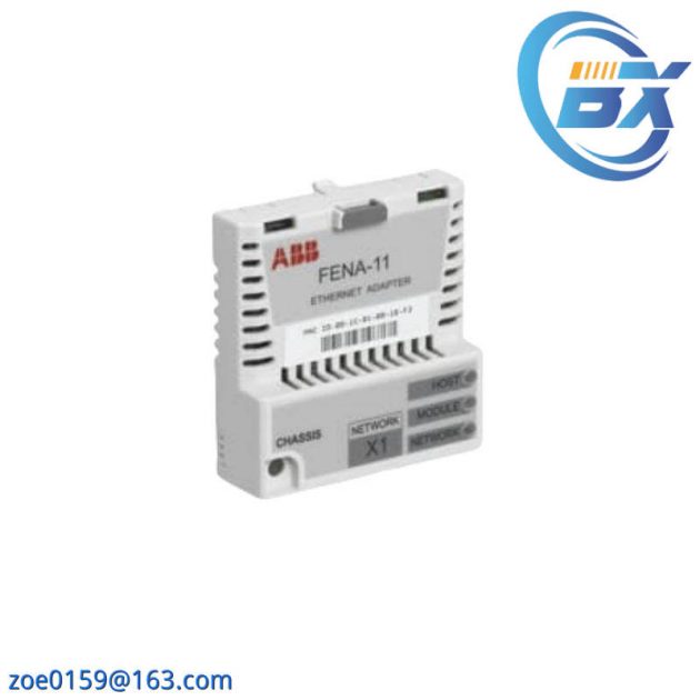 ABB FENA-11 EtherNet Bus Adapter, Industrial Control System Module