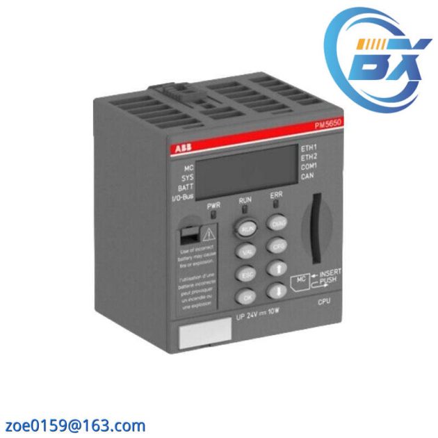 ABB PM5650-2ETH: High-Performance Central Processing Unit Module