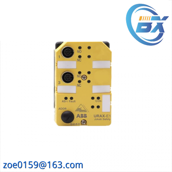 abb_urax-e1_2tla020072r0600_safe_input_slave.png ABB URAX-E1/2TLA020072R0600 Safe Input Slave Module