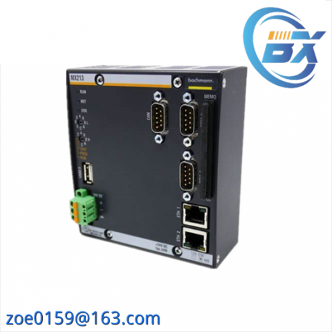 Bachmann PLC MX213 CPU Module, Industrial Control Solutions