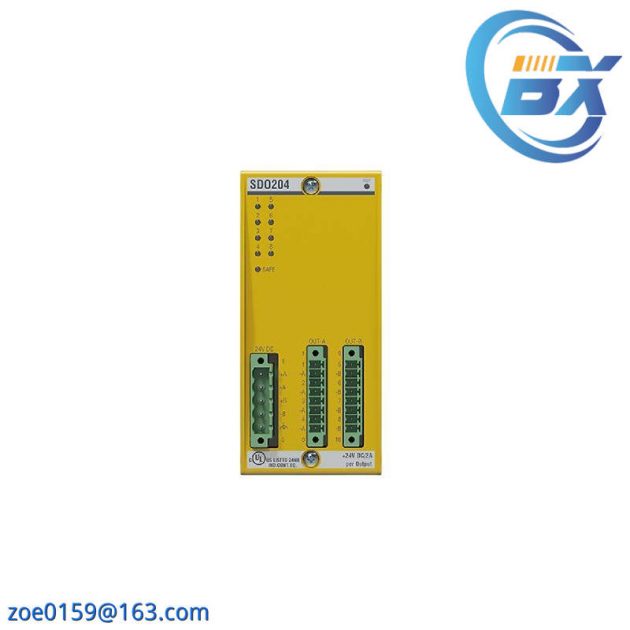 Bachmann SDO204 Safety Digital Output Module, Industrial Control, Safety System, Digital Output