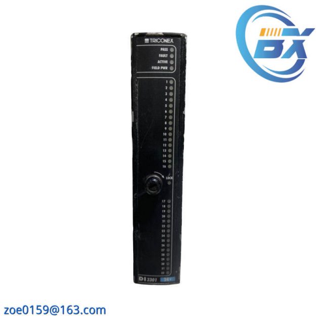 Invensys Triconex DI 3301 Digital Input Module, for Industrial Control Systems