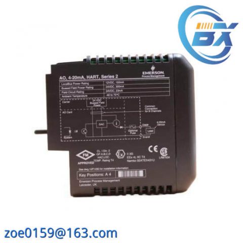 Emerson DeltaV VE4005S2B1 Analog Output Card: Precision Control for Industrial Automation