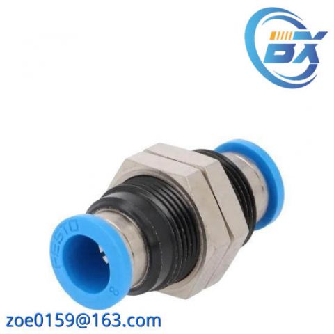 Festo QSS-8 153159: Push-In Bulkhead Connector 8mm NOP