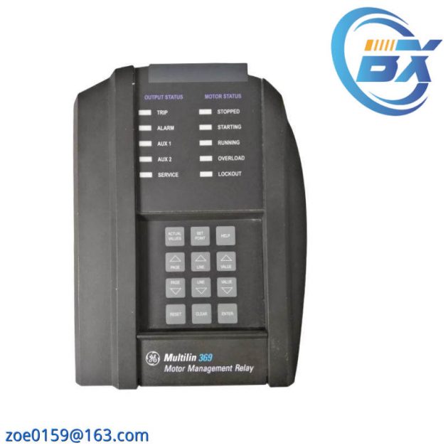 GE 369-HI-R-M-0-0 - Multilin Motor Management Relay with Metering and Waveform Capture
