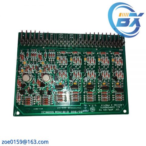 GE FANUC IC3600LRDH1B1D Relay Driver Card - Mark I/Mark II Series Gas/Steam Turbine Control