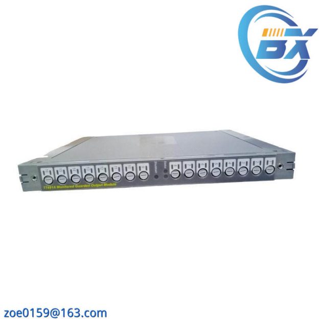 ICS Triplex T7481A: Industrial Monitored Guarded Output Module
