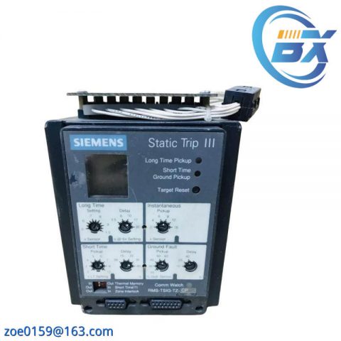 SIEMENS RMS-TSIG-TZ Static Trip - Advanced Control Module, High Performance & Reliability