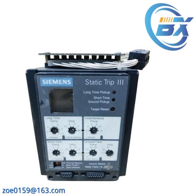 SIEMENS RMS-TSIG-TZ Static Trip - Advanced Control Module, High Performance & Reliability