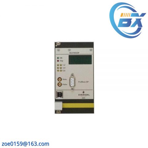 EMERSON A6370D Overspeed Protection Monitor, Precision Engineered for Safety and Efficiency