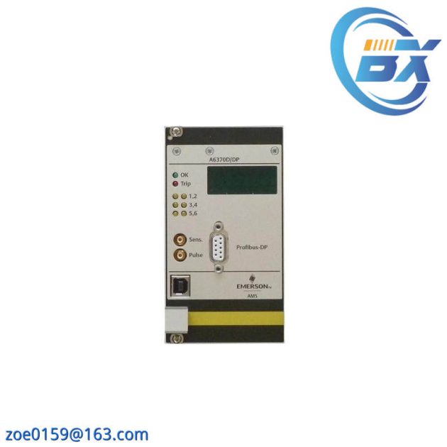 EMERSON A6370D Overspeed Protection Monitor, Precision Engineered for Safety and Efficiency