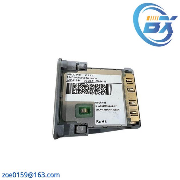 ABB DSQC688 ProfiNet Board: Industrial Control Module