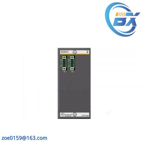 Bachmann AI204/2: High-Precision Analog Input Module for Industrial Control