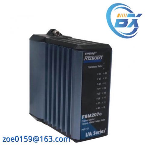 Invensys Foxboro FBM207 CP0917MF 16-Channel Voltage Monitor Module