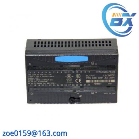 GE FANUC IC200MDL750 Output I/O Module, High-Power Industrial Control Solution