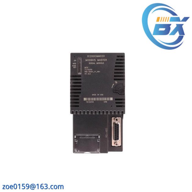 GE IC200CMM020: Modbus Master Module, Industrial Automation Innovation