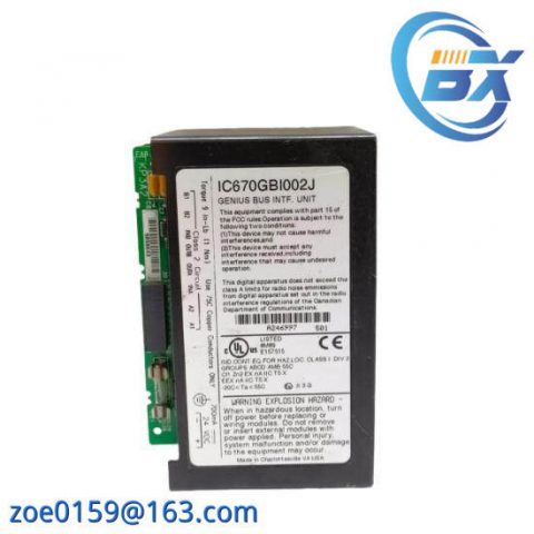 GE IC670GBI002 Bus Interface Unit for Field I/O Control