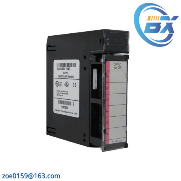 GE IC693MDL734D: Industrial Positive/Negative Logic Output Module, 1 Amp Capacity