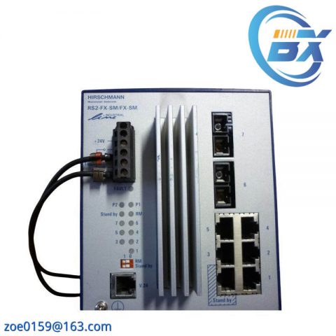 Hirschmann RS2-FX-SM/FX-SM Ethernet Rail Switch - Advanced Networking for Industrial Automation