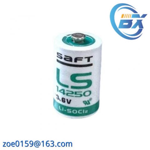 Saftronics LS14250 3.6V PRAM Battery, High Capacity & Long Life for Industrial Controls