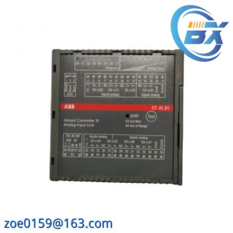 ABB 07AI91 WT91 GJR5251600R0202 Analog Input Module