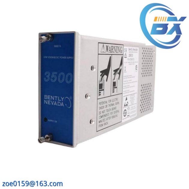 BENTLY 3500/15 133292-01 Vibration Monitoring Module
