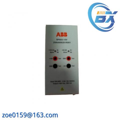 ABB 2VAA 008281R001 Power Supply Module, Advanced Industrial Automation Solutions