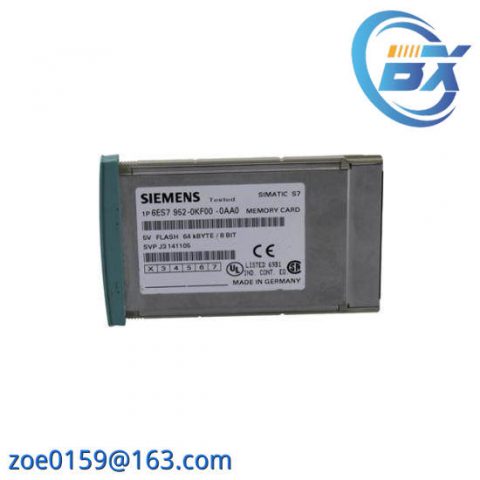SIEMENS 6ES7952-0KF00-0AA0 Memory Card: Precision & Reliability for Industrial Automation