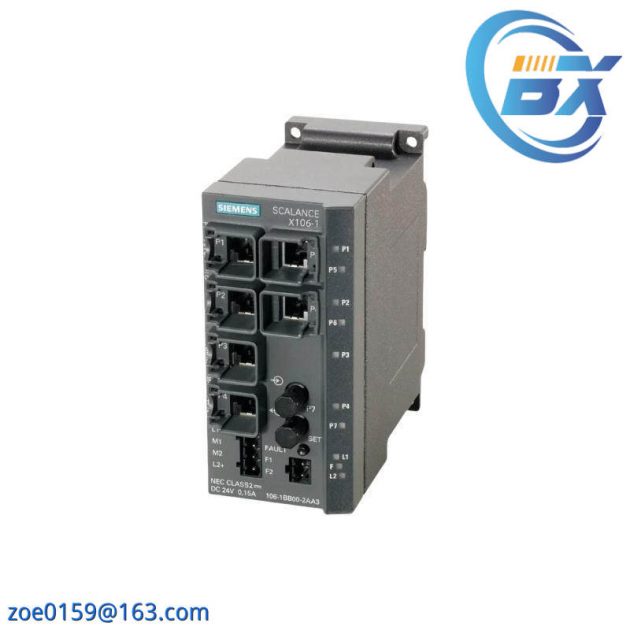 SIEMENS Scalance 6GK5106-1BB00-2AA3 Industrial Ethernet Switch, Compact & Reliable Network Solution