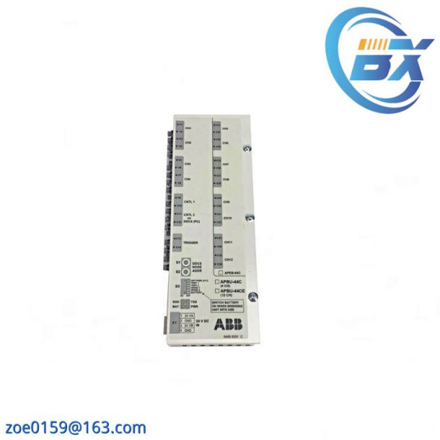 ABB APBU-44CE 3ABD68243262-D Branching Unit - Industrial Control Module