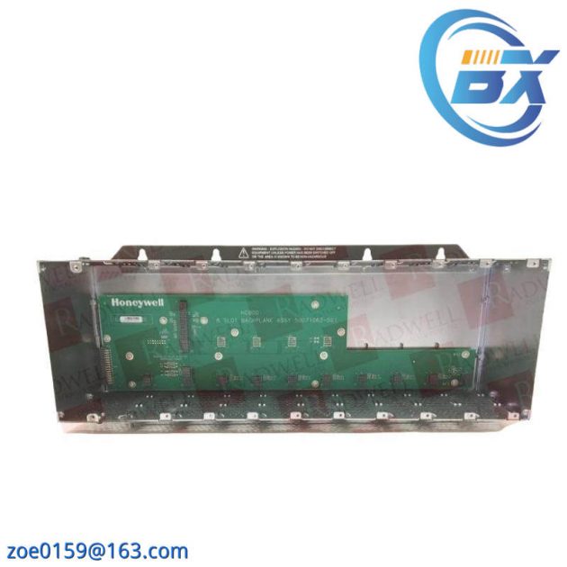 Honeywell 900R08R-0200 Modular I/O Rack, 8 Slot, Red Power Assembly