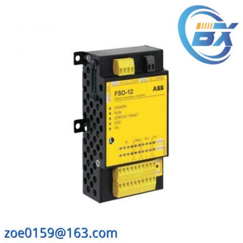ABB FSO-12 Safety Function Module: Enhancing Industrial Control with Unmatched Reliability