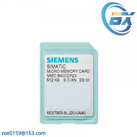Siemens 6ES7953-8LF20-0AA0 Micro Memory Card for S7-300/C7/ET 200 Series, 64KB Flash Memory