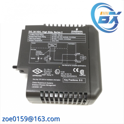 Emerson 78004660 Target Series Control Digital I/O Expansion Card, 16 Inputs/16 Outputs